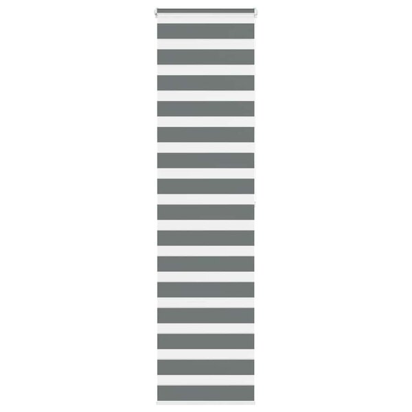 vidaXL Store zèbre gris foncé largeur du tissu 50 9 cm polyester