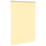vidaXL Store enrouleur occultant jaune largeur du tissu 146 6 cm