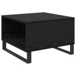 vidaXL Table basse Chêne noir 55 x 55 x 36 5 cm Bois d'ingénierie