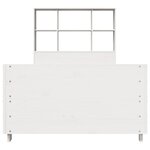 vidaXL Cadre de lit sans matelas blanc 90x190 cm bois de pin massif