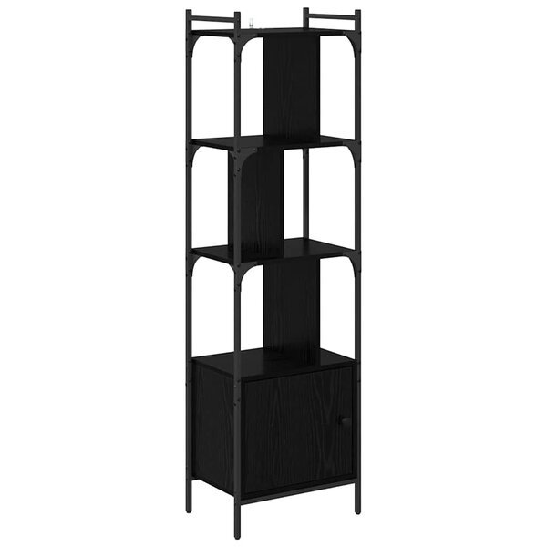 vidaXL Bibliothèque Chêne noir 44 5 x 30 x 154 5 cm Bois d'ingénierie
