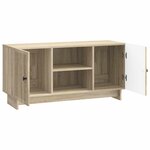 vidaXL Meuble TV 102 x 34 5 x 50 cm Chêne Sonoma Bois d'ingénierie