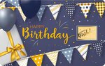 Pièce de monnaie en Or 3000 Francs g 0.031 (1/1000 oz) Millésime 2024 Gold Gift HAPPY BIRTHDAY 1/1000