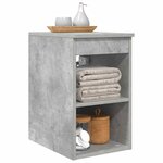 vidaXL Meuble de Salle de Bain In-between Gris béton 30 x 44 5 x 50 cm