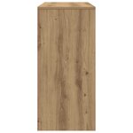 vidaXL Bureau chêne artisanal 102 5x35x75 cm bois d'ingénierie