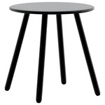 vidaXL Lot de 3 Chaise de jardin noir et jaune résine tressée