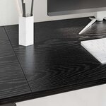 vidaXL Bureau Chêne noir 120 x 50 x 75 cm Bois d'ingénierie