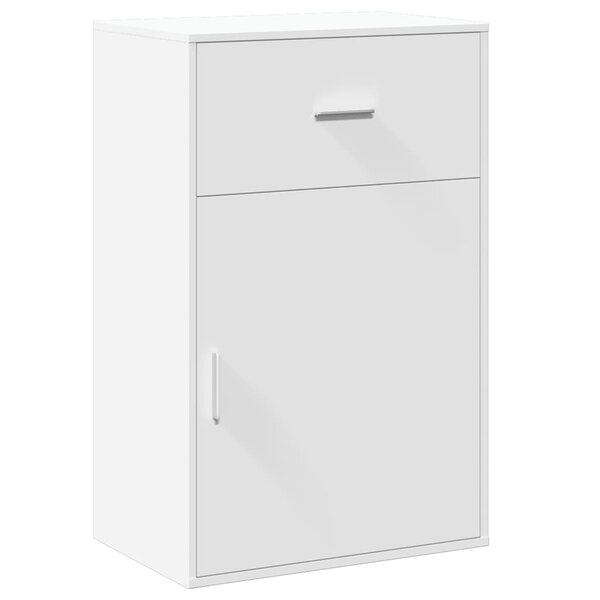 vidaXL Armoire de rangement blanc 56 5x39x90 cm bois d'ingénierie
