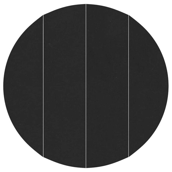 vidaXL Tapis de piscine Noir Ø 458 cm Géotextile en polyester