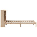 vidaXL Lit bibliothèque sans matelas 90x200 cm bois de pin massif