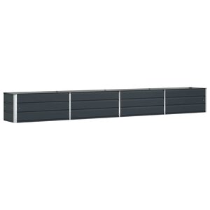 vidaXL Jardinière Anthracite 480 x 50 x 45 cm Acier galvanisé
