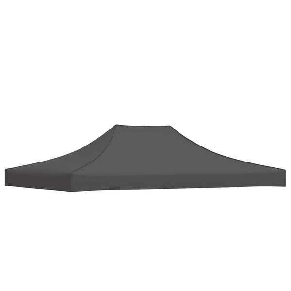 vidaXL Toit de tente de réception 4x3 m Anthracite 270 g/m²