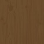 vidaXL Canapés d'angle de jardin 2 Pièces marron miel bois de pin solide