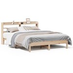 vidaXL Cadre de lit sans matelas 140x200 cm bois massif de pin