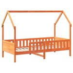 vidaXL Cadre de lit d'enfants forme de maison sans matelas pin