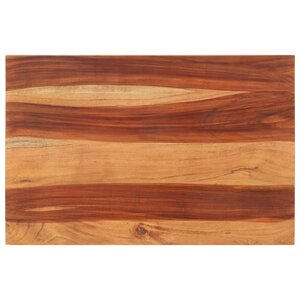 vidaXL Dessus de table Bois solide 25-27 mm 60x90 cm