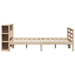 vidaXL Lit bibliothèque sans matelas 120x190 cm bois de pin massif