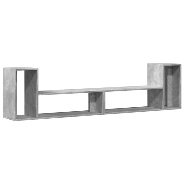vidaXL Meubles TV 2 Pièces gris béton 100x30x50 cm bois d'ingénierie