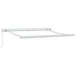 vidaXL Store Rétractable Manuel Beige 350x250 cm