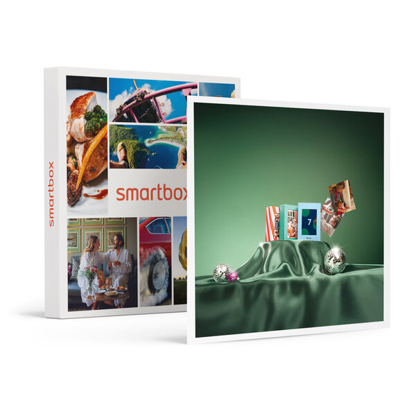 SMARTBOX - Coffret Cadeau Calendrier de l'Avent format Rétro avec Cheerz : 24 images personnalisées - Multi-thèmes