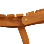Chaises longues vidaXL 2 Pièces en bois d'acacia massif