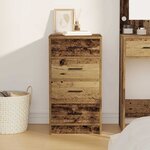 vidaXL Buffet Bois ancien 40 x 41 x 75 cm Bois d'ingénierie