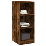 vidaXL Garde-robe chêne fumé 48x41x102 cm bois d'ingénierie