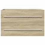vidaXL Armoire de lavabo vieux bois 80x38 5x48 cm bois d'ingénierie
