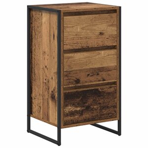 vidaXL Buffet Bois Ancien 42 x 36 x 75.5 cm Bois d'ingénierie