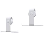 vidaXL Kit mini de porte d'armoire coulissante Acier au carbone 152 cm