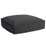 vidaXL Coussin de palette pour siège Noir 50x50x12 cm en tissu Oxford