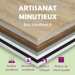 vidaXL Panneaux de bibliothèque 4 Pièces blanc brillant bois d’ingénierie