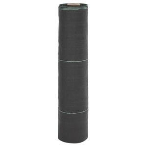 vidaXL Membrane anti-mauvaises herbes noir 0 5x50 m PP