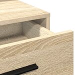 vidaXL Coiffeuse Chêne sonoma 79 x 41 x 135 cm Bois d'ingénierie
