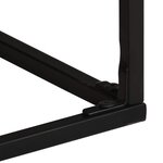 vidaXL Table basse 68x68x41 cm Bois de manguier brut