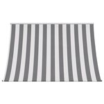 vidaXL Auvent Anthracite et blanc 350 x 150 cm