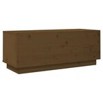 vidaXL Meuble TV Marron miel 90x35x35 cm Bois de pin massif
