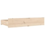 vidaXL Cadre de lit sans matelas avec tiroirs 160x200 cm
