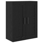 vidaXL Haut Armoire Chêne noir 69 5 x 34 x 180 cm Bois d'ingénierie
