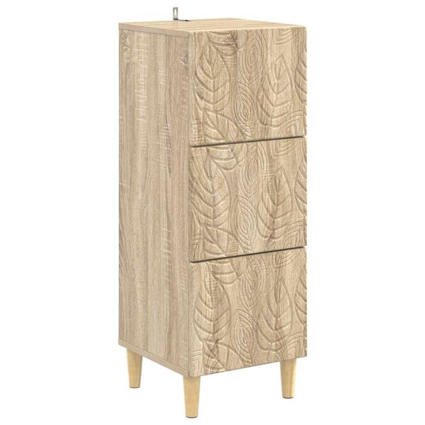 vidaXL Armoire à tiroirs Chêne Sonoma 33 x 34 5 x 90 cm