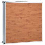 vidaXL Table pliable de camping Aluminium 180x60 cm