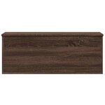 vidaXL Boîte de rangement chêne marron 90x35x35 cm bois d'ingénierie