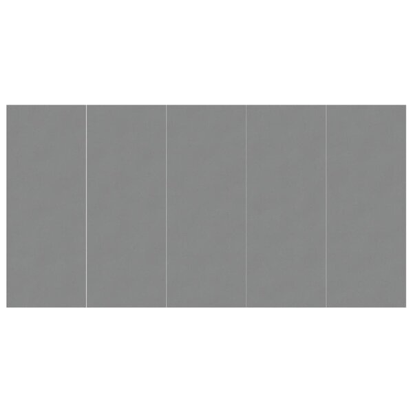 vidaXL Bâche de piscine gris clair 550x280 cm géotextile polyester
