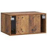 vidaXL Meuble TV mural 59 5 x 41 x 30 cm Bois ancien Bois d'ingénierie