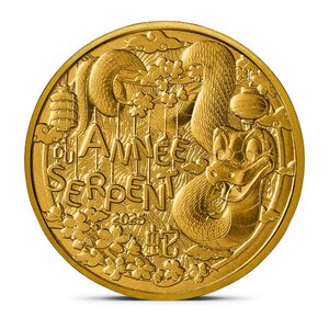 Année du serpent Monnaie de 1/4€