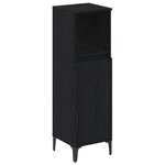 vidaXL Ensemble de mobilier de salle de bain 3 Pièces Chêne noir