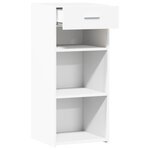 vidaXL Buffet blanc 40x42 5x93 cm bois d'ingénierie