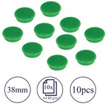 paquet de 10 aimants de fixation  force adhésive: 1500g  vert FRANKEN
