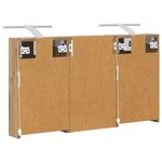 vidaXL Ensemble de Meubles de Salle de Bain 3 Pièces 90 x 10 5 x 50 cm