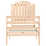 vidaXL Cadre de lit sans matelas bois massif